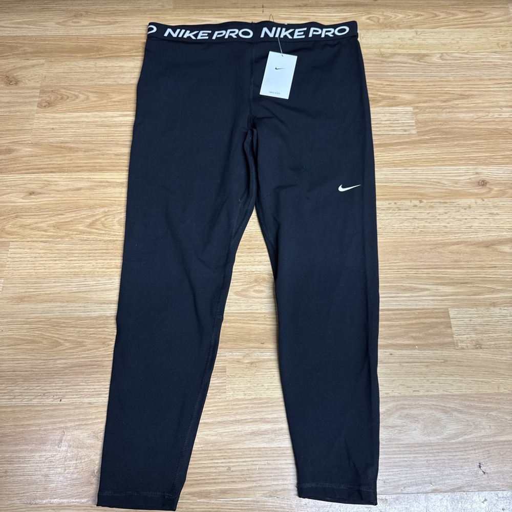 Nike Women's Pro Leggings DA0483, Dri-Fit High-Rise 7/8 Crop‎ Athletic Leggings